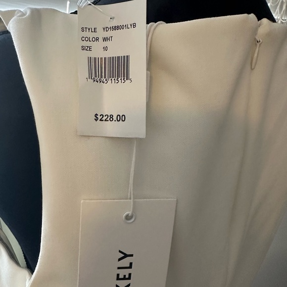 NWT Likely Sazan Sleeveless White Midi Dress, size 10 - Picture 7 of 7